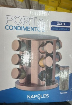  - Itens para cozinha    Cod. Porta condimentos napoles
